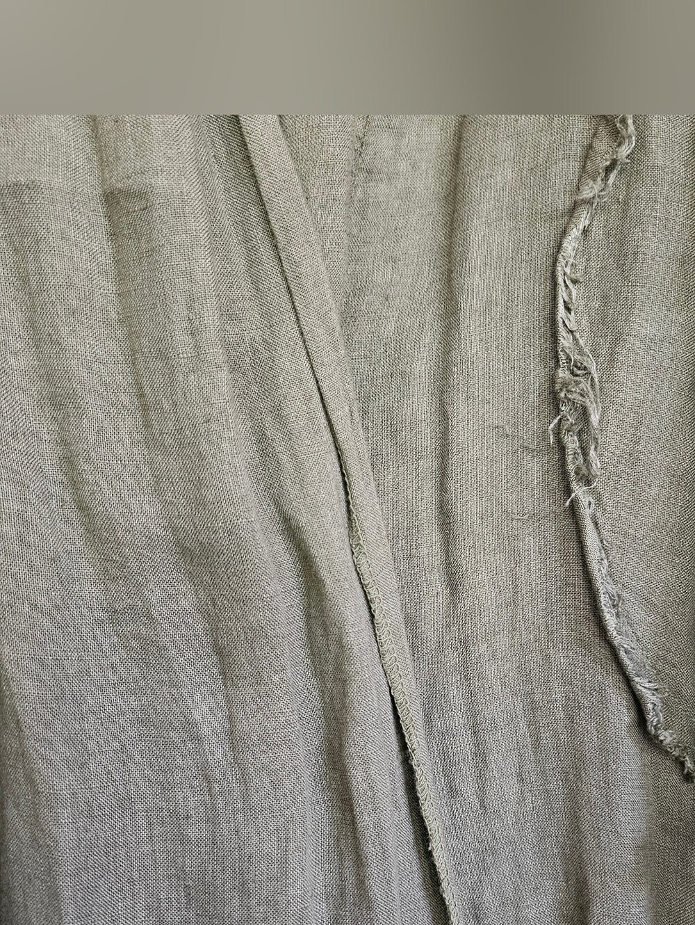 Flowy Linen Lagenlook Cardigan Duster - Picture 10 of 11